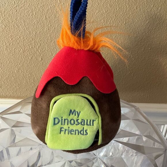 Ebba My Dinosaur Friends Multicolored Plush Dinosaur Set in Volcano Carry Case - Picture 15 of 15